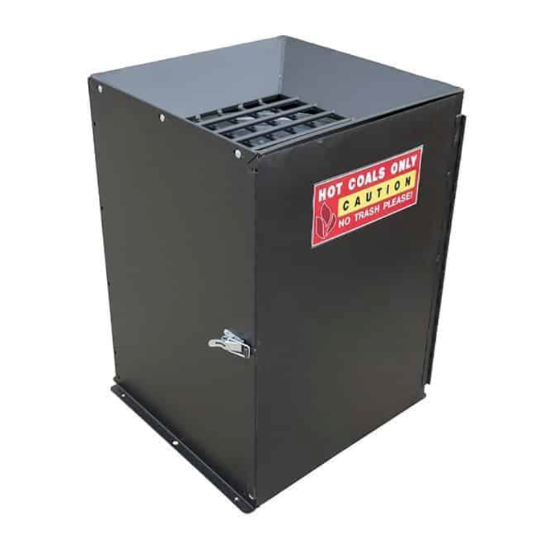 Hot Coal Trash Can